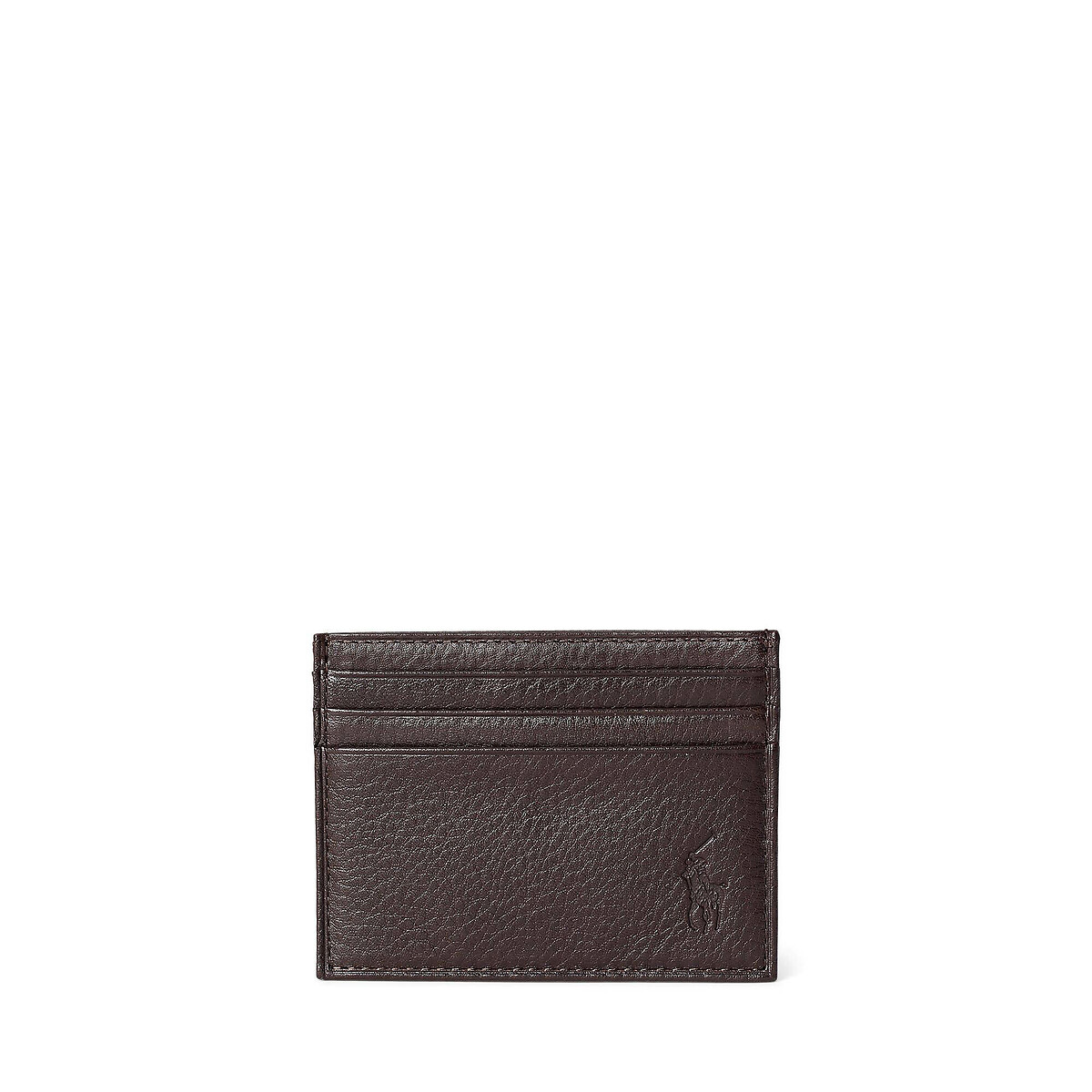 POLO RALPH LAUREN<br>Porta-cartões em couro