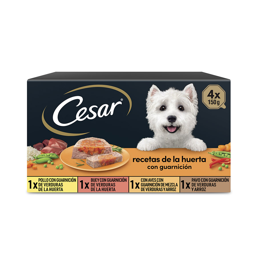 Cesar Garden Recipes Patê e Geléia para Cães - Pacote com Vários Produtos