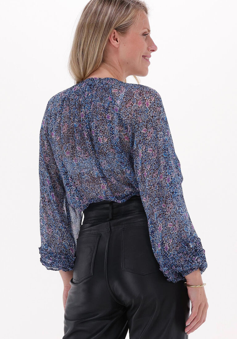 MOLIIN blauwe moliin blouse michelle