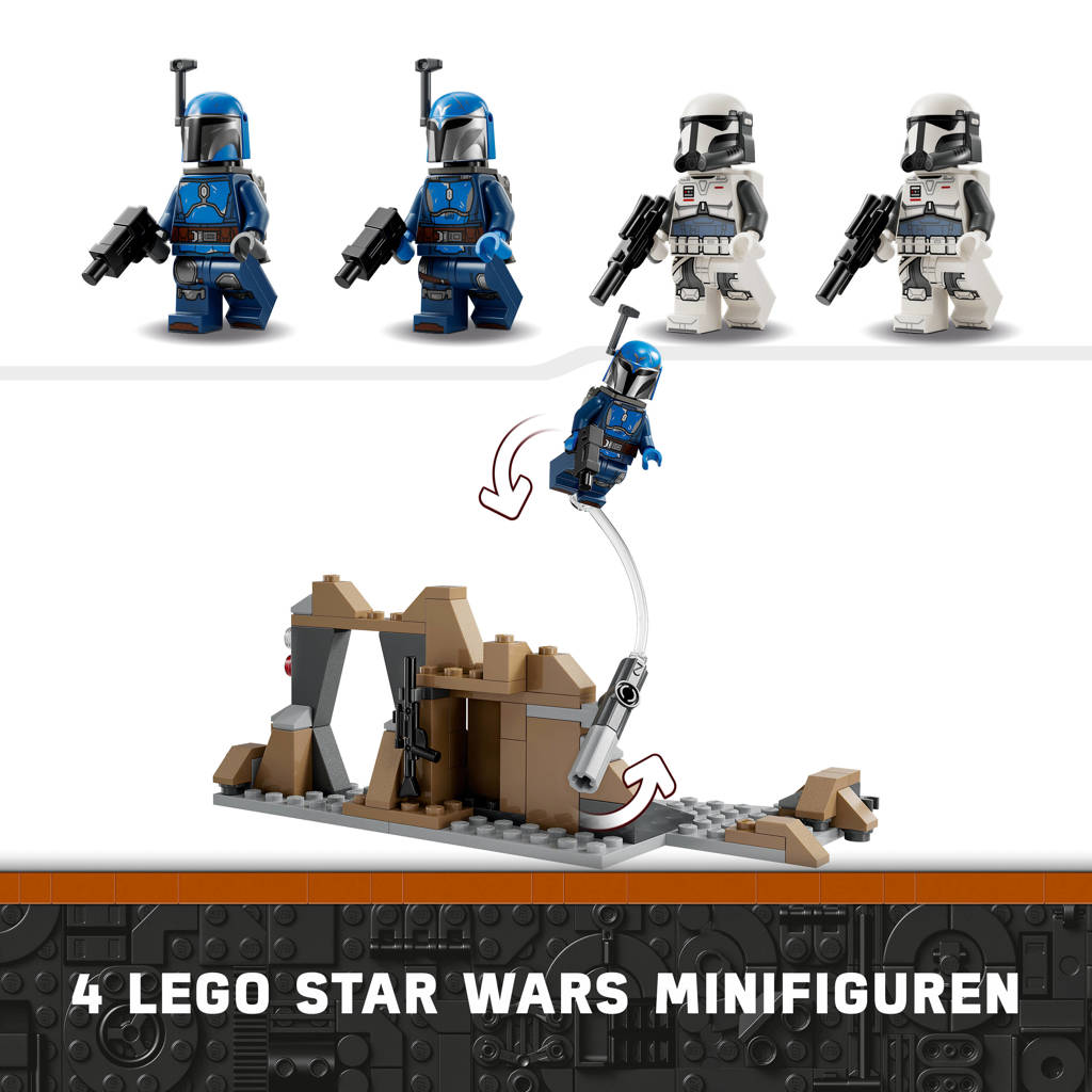Nice Star Wars battle packThe Mandalorian Hinderlaag op Mandalore Battle Pack, Bouwbaar Speelgoed 75373