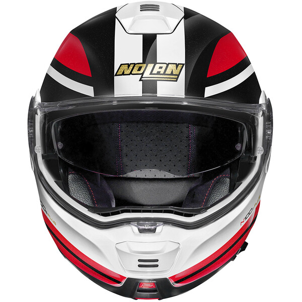 Nolan - Casque N100-5 Plus 50th Anniversary N-Com Noir Brillant / Blanc / Rouge