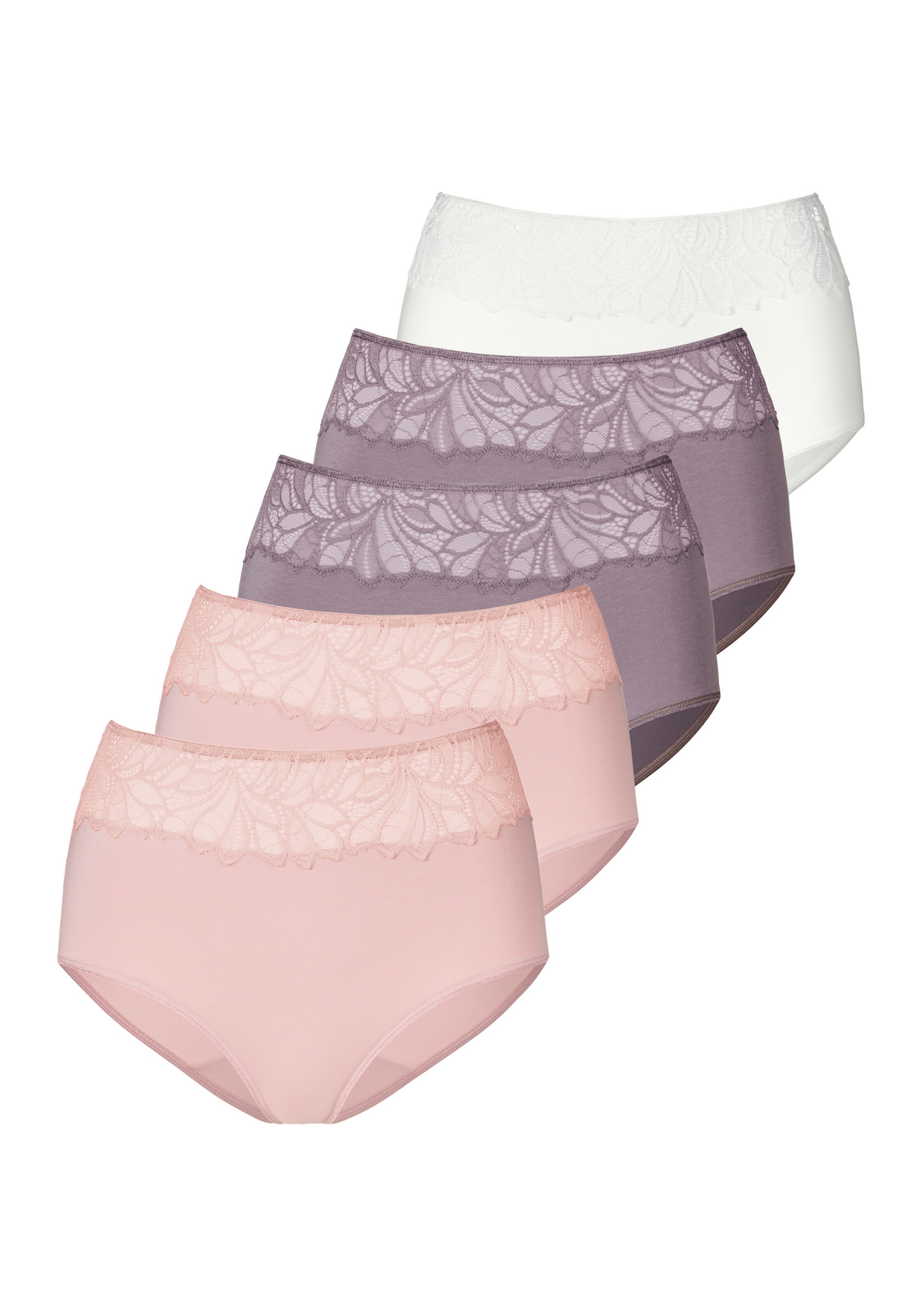 Vivance Taillenslip in rosé, taupe, creme