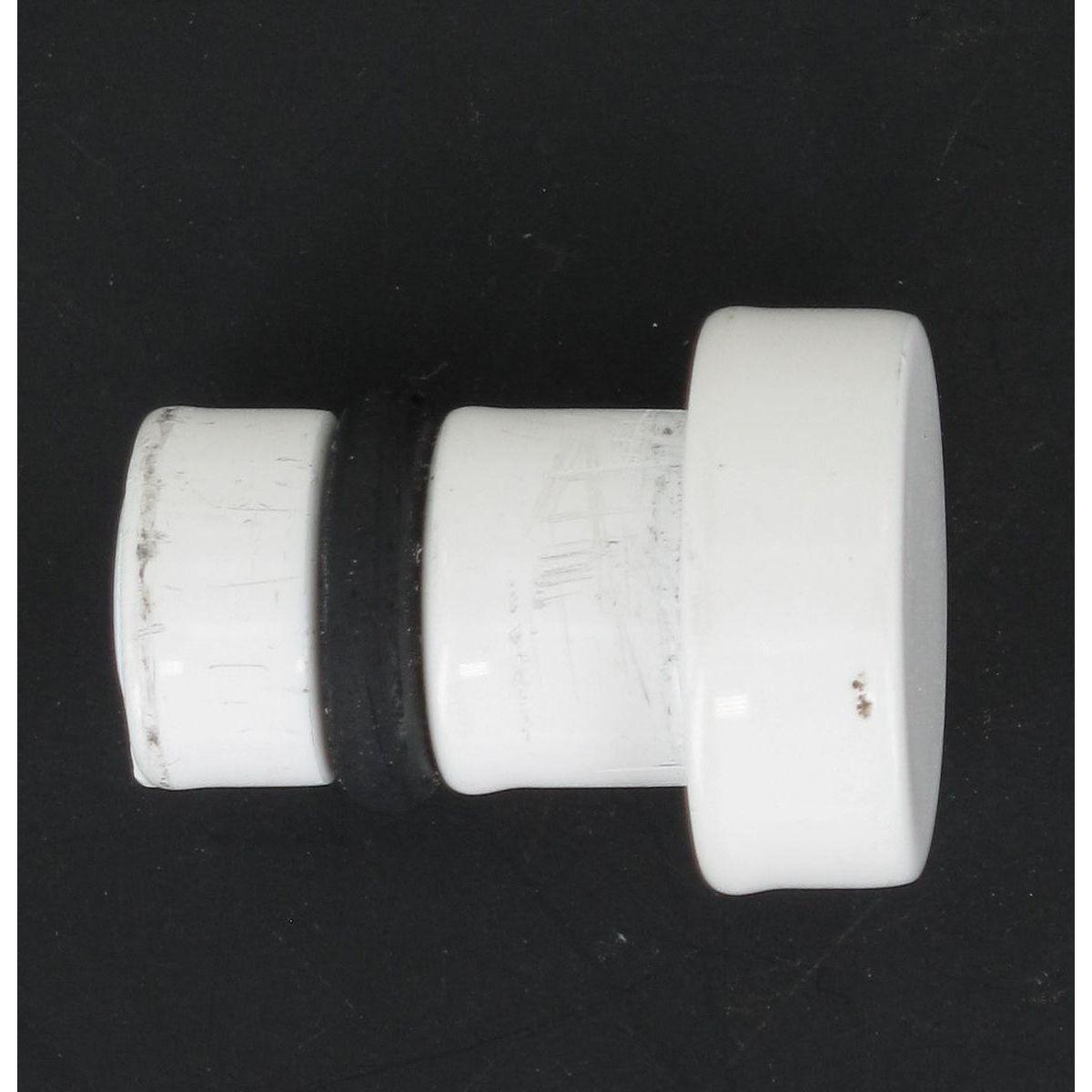 EMBOUT BOUCHON D16 X 2 BLANC