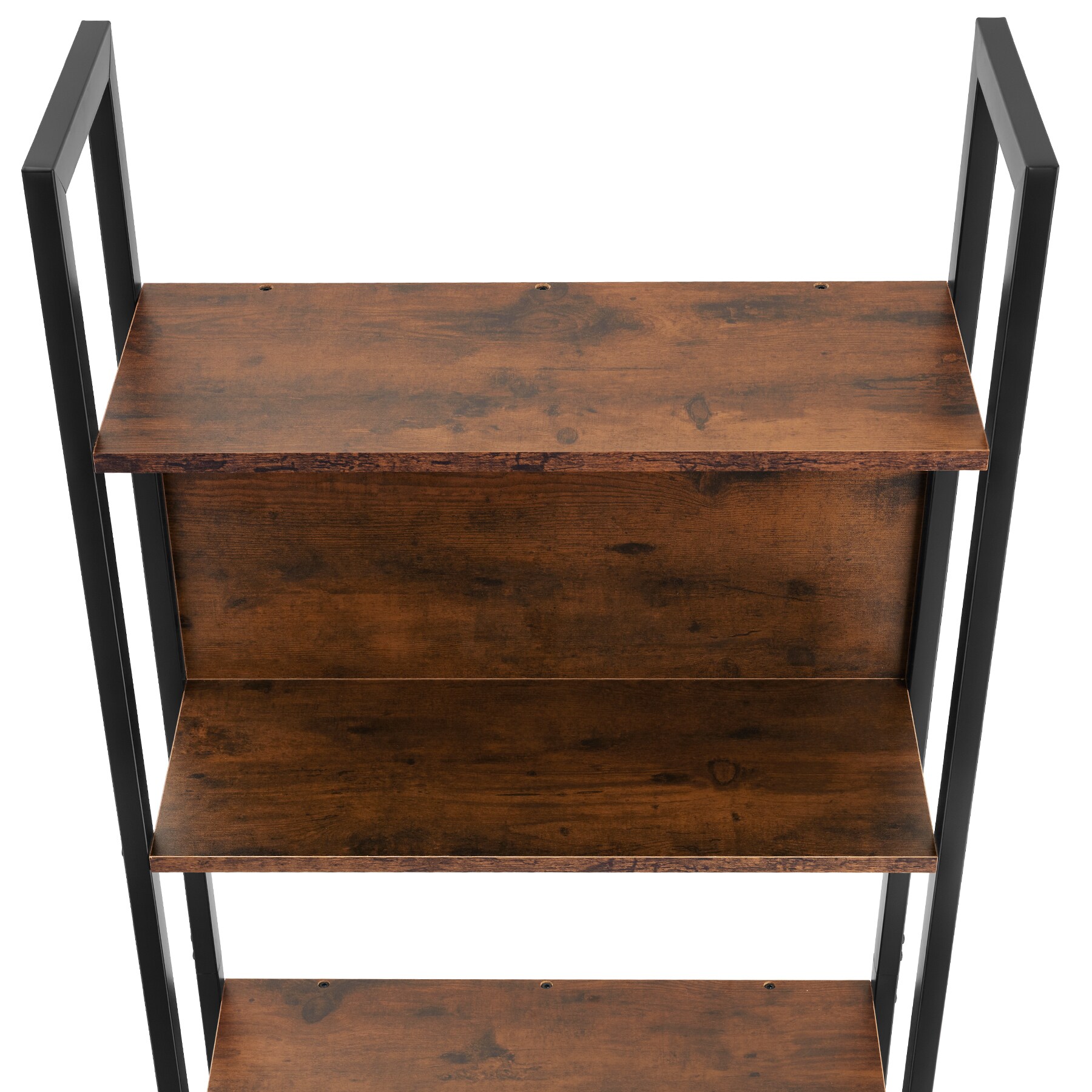 tectake® Regal, Industrial Style, 5 Ebenen, 2 Rückwände, inklusive Kippschutz, 62 x 24 x 165,5 cm