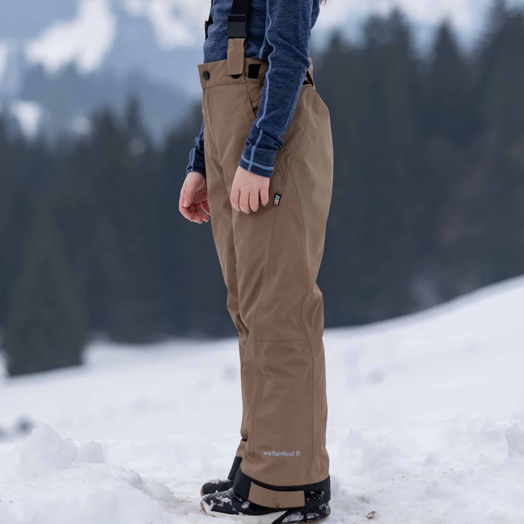 Kinder Skihose Racer Shitake