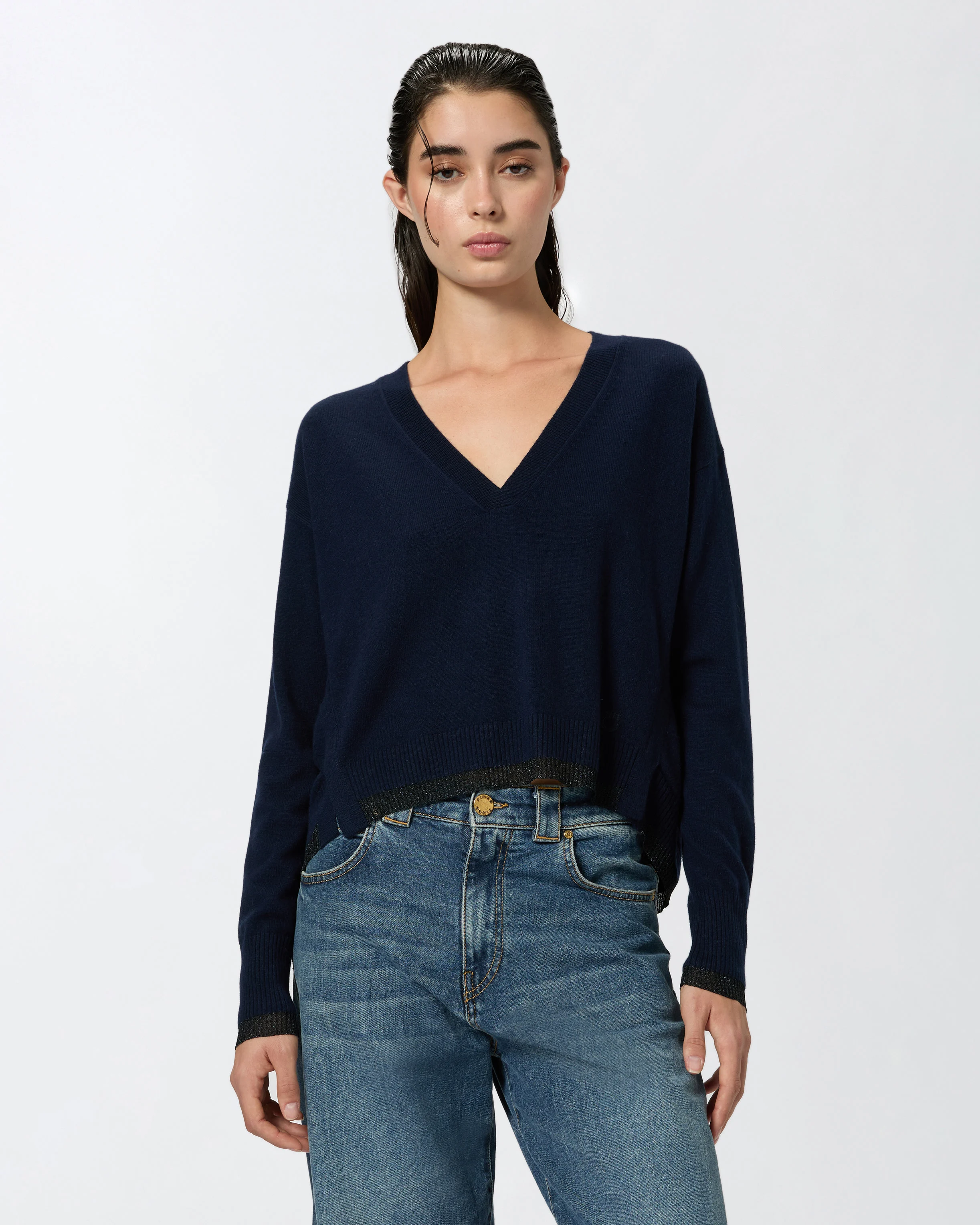Pull en cachemire | Bleu