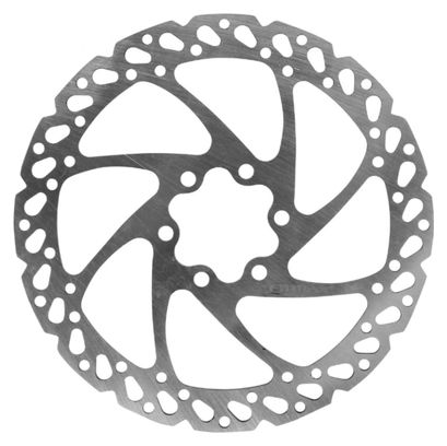 Disque de frein vtt 6 trous fibrax compatible Shimano 160mm -118grs