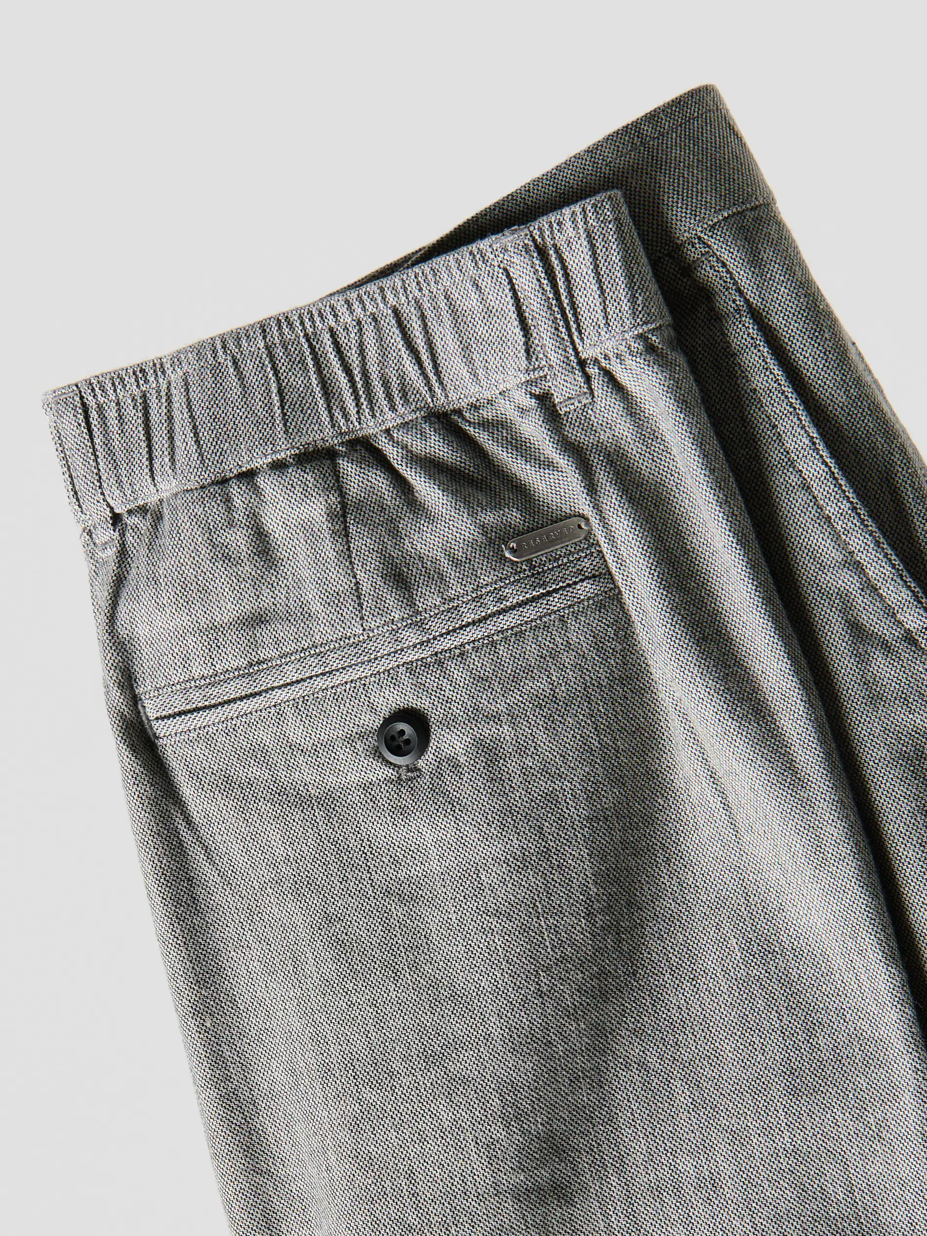 Shorts im Regular-Fit aus Leinenmischung