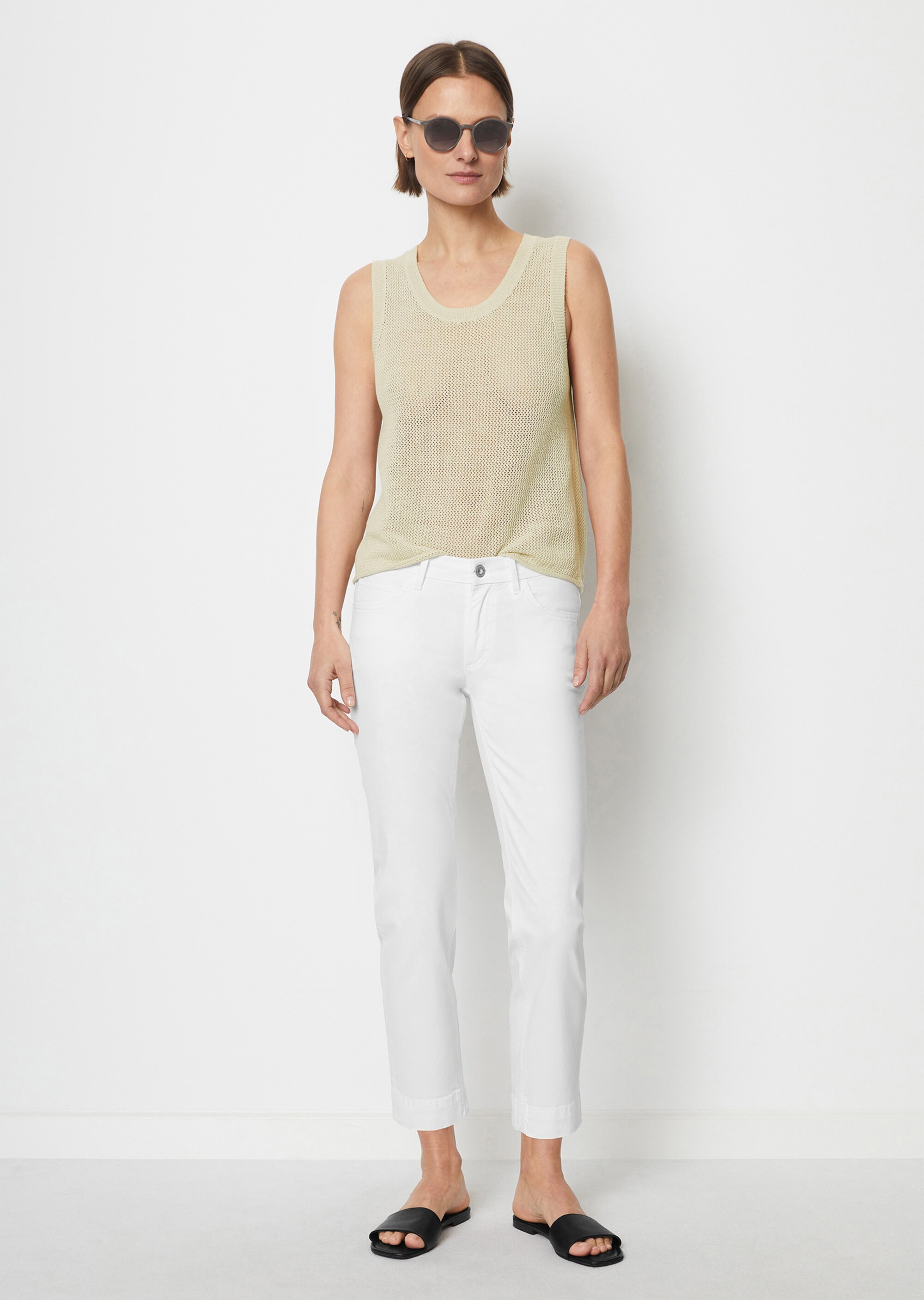 Hose Modell LULEA slim aus Organic-Cotton-Lyocell-Stretch-Mix