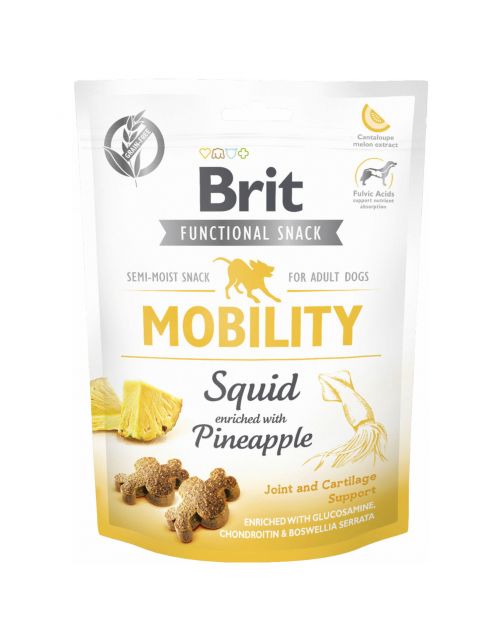 Brit Care Fs Mobility Squid - Hondensnacks - Ananas 150 g