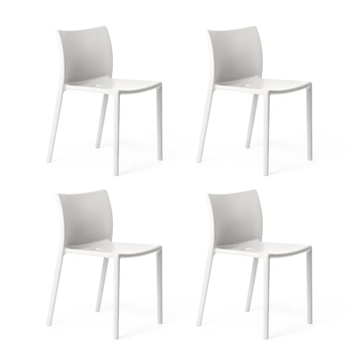 Magis - Air Chair Outdoor Stuhl, weiss (4er-Set)