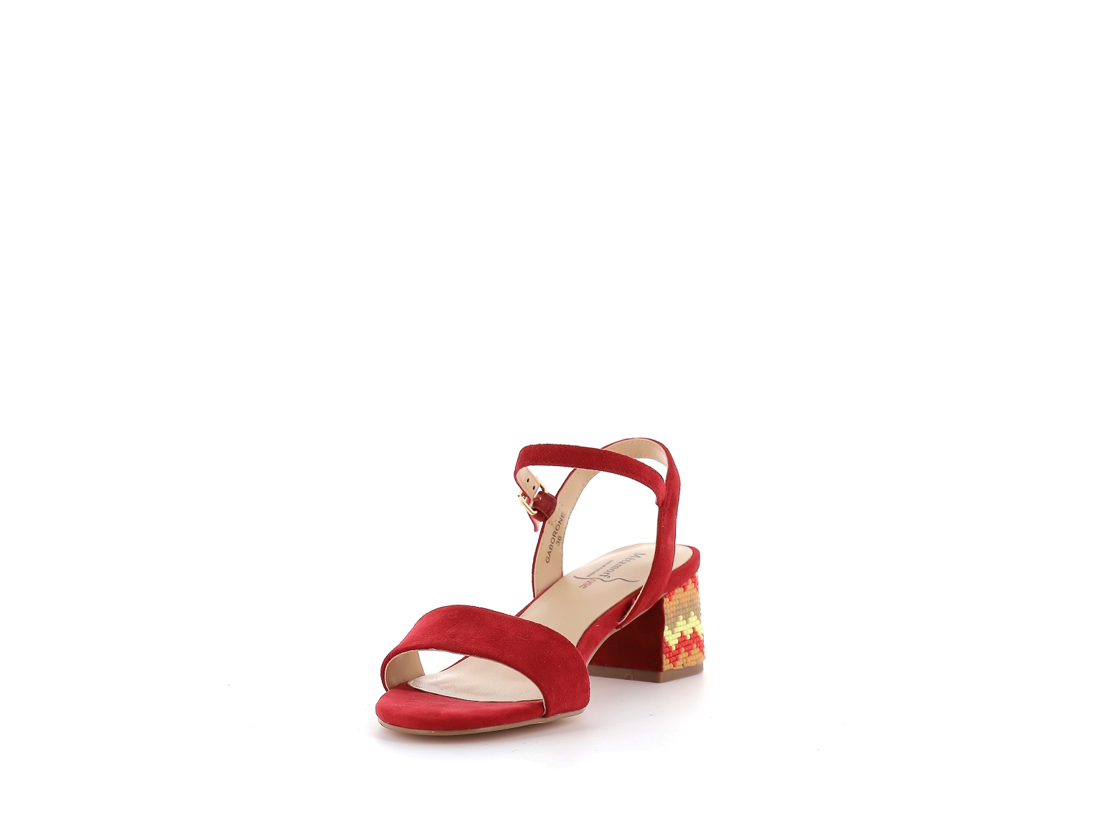 Metamorf ose-GABORONE Nubuck Velours Rouge