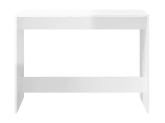 Ensemble à manger 3 pcs Blanc brillant Bois d'ingénierie
