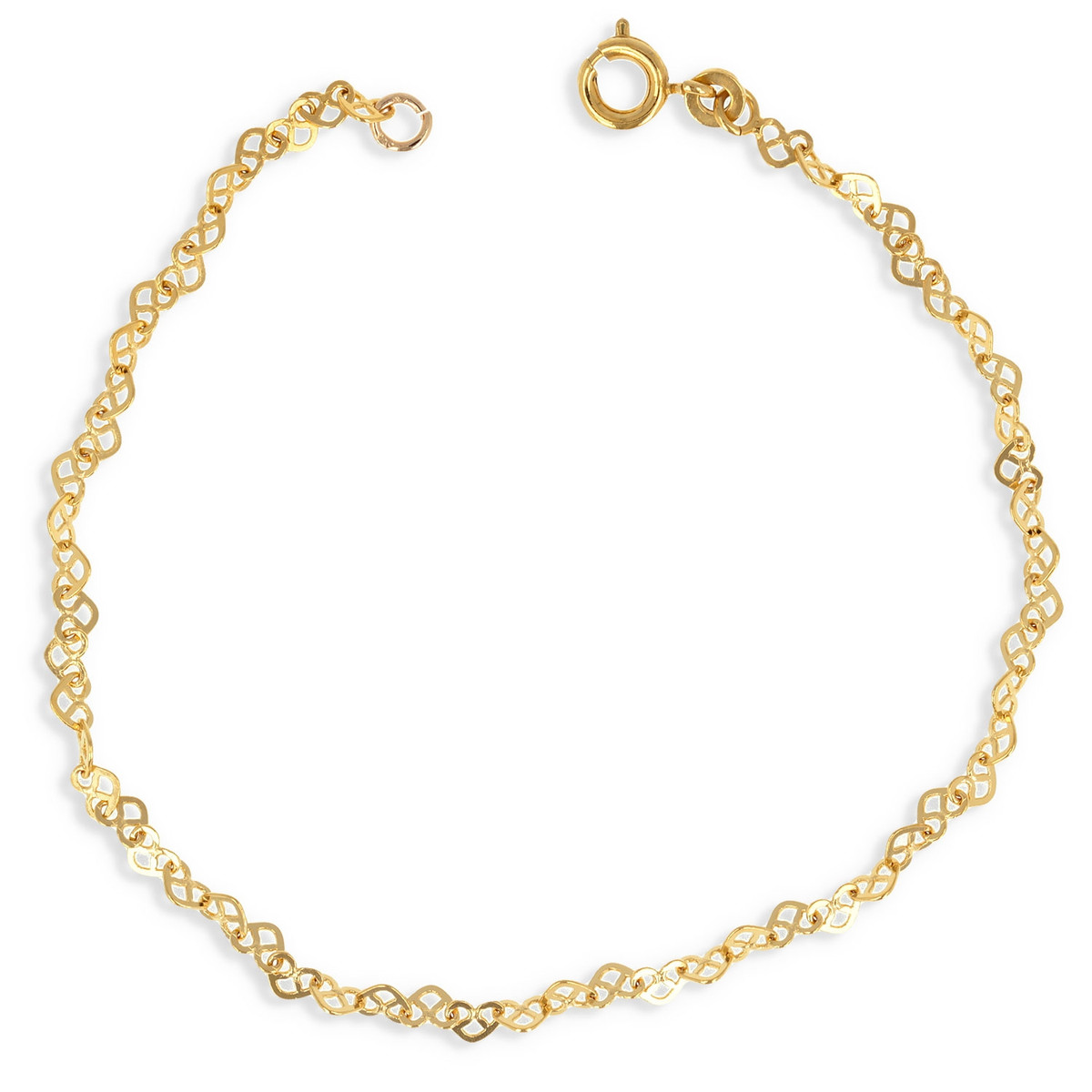 Collier plaqué or coeur évidé 50cm