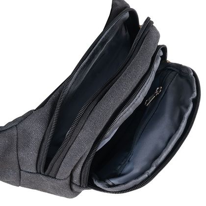 Sacoche banane Motoblouz COSTA - Gris
