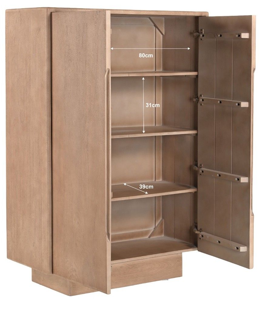Bergkast Amalfi B105 x D45 x H150 cm