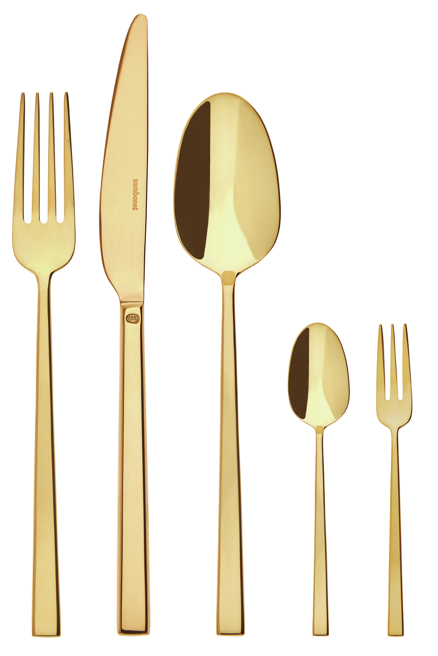 Sambonet Bestekset Rock - Goud - 60-delig | 12 personen