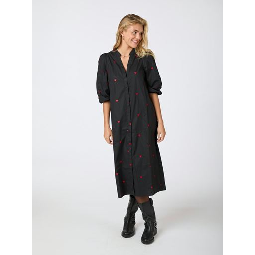 Neo Noir Vestina Hearts Kjole, Black, 34