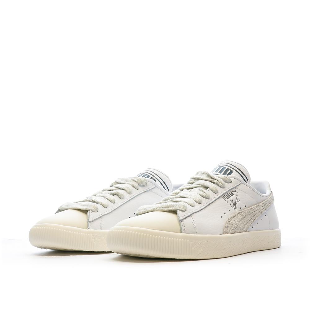 Puma Baskets Blanc/Gris Homme Puma Clyde Q3 Rhuigi