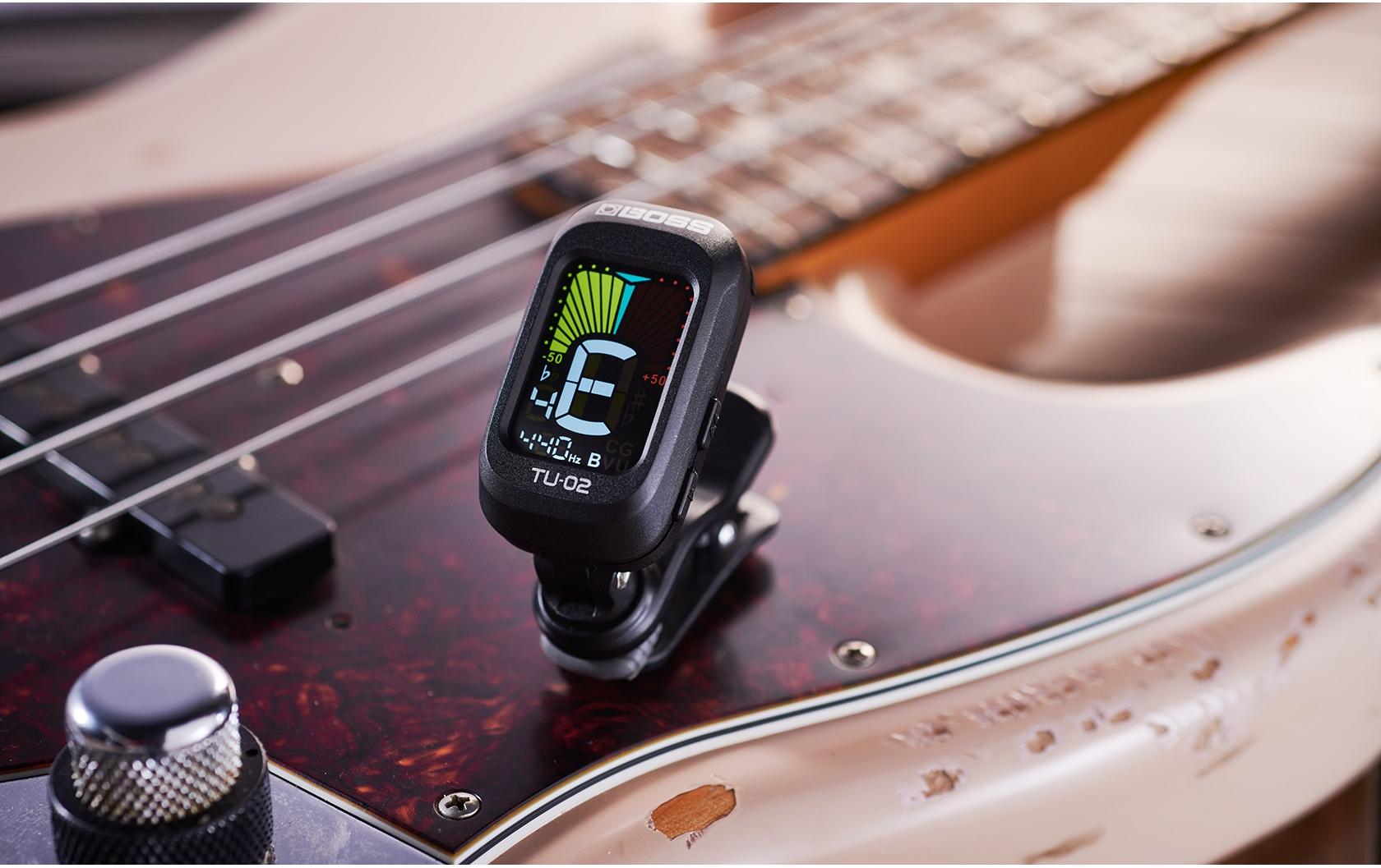 Tuner TU-02Helles Farbdisplay mit einstellbarem Ablesewinkel