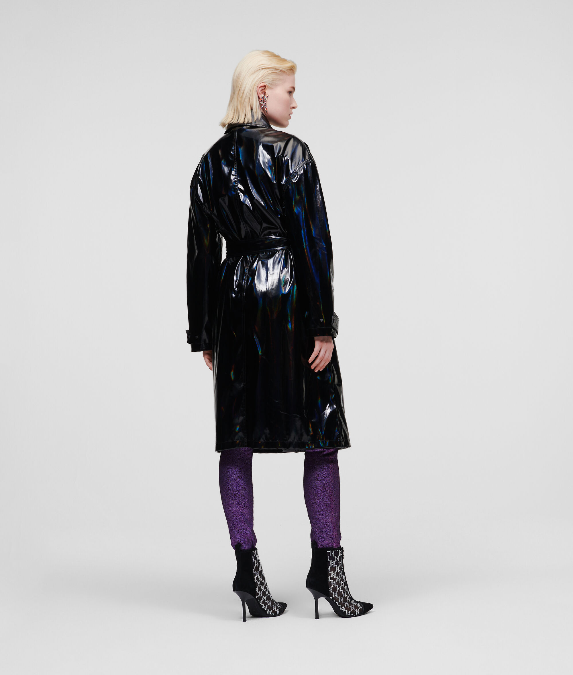 TRENCH-COAT IRISÉ BREVETÉ