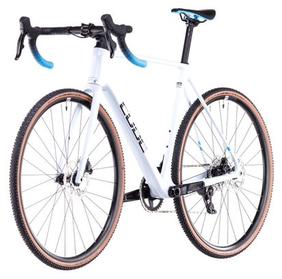 Vélo de Cyclocross Cube Cross Race C:62 Race Sram Rival XPLR eTap AXS 12V 700 mm Blanc Polar 2025