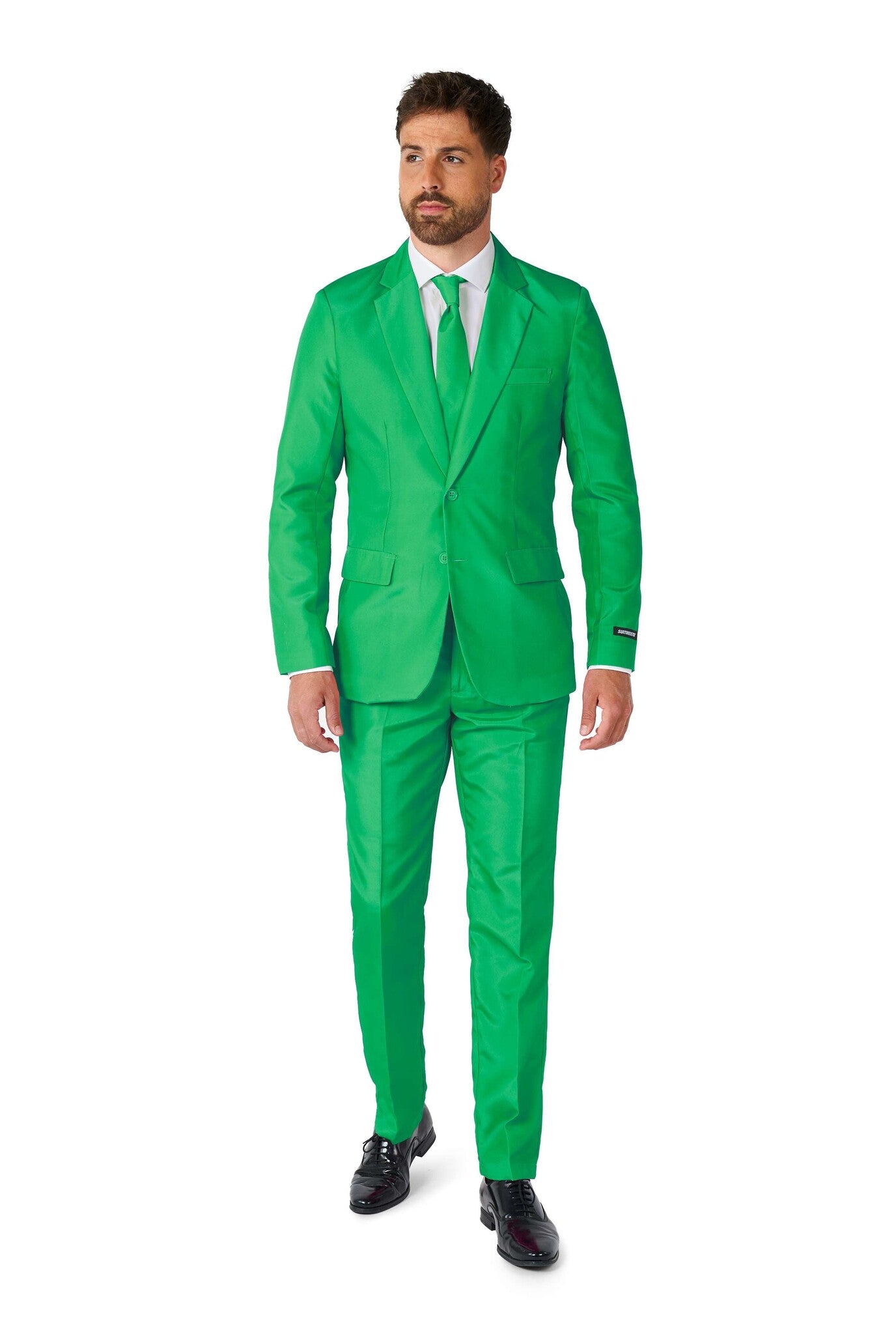Groen Pak Heren Suitmeister