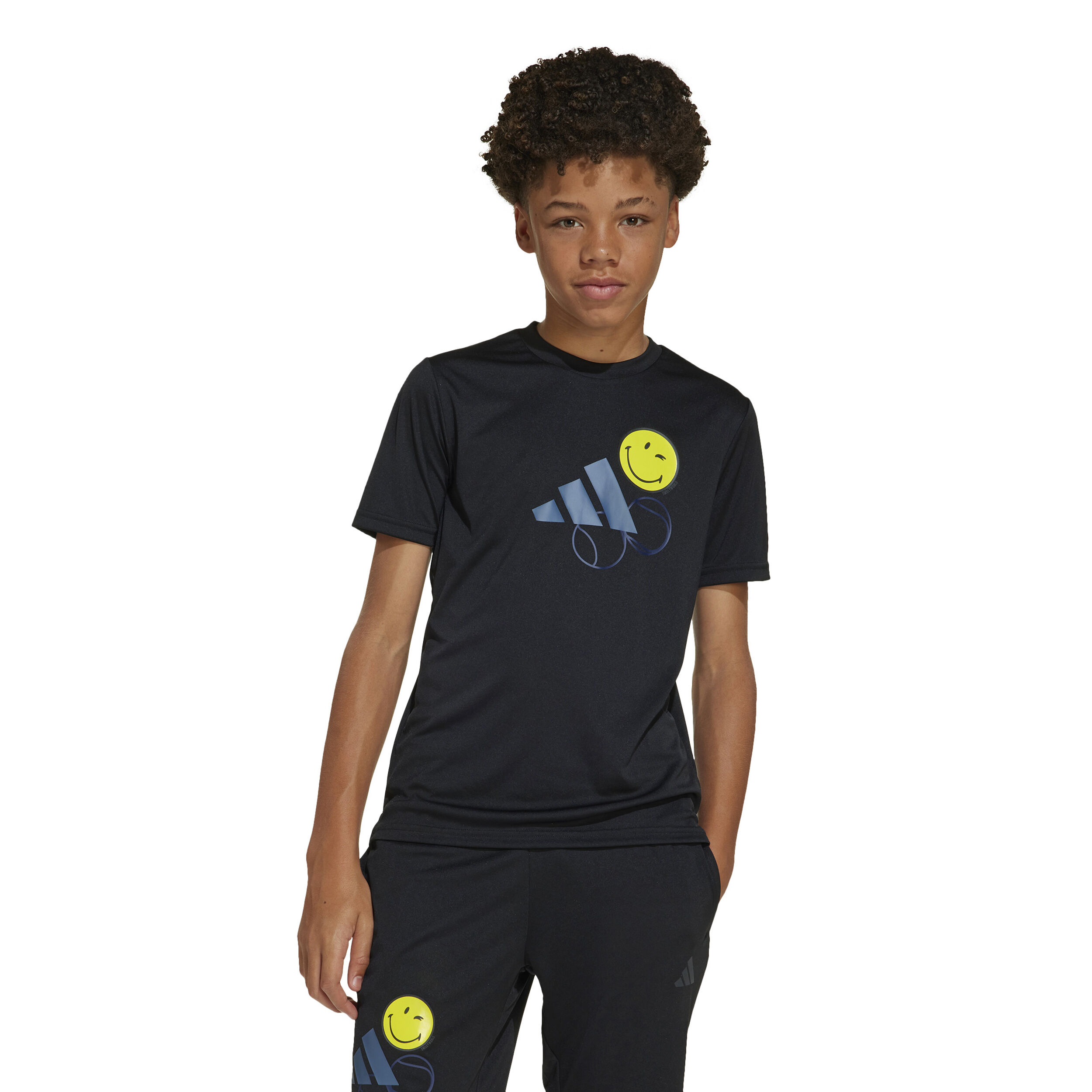 adidas Smileyworld T-shirt Enfants - Noir