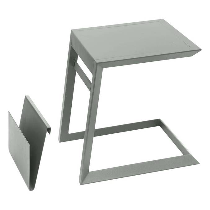 Table d'appoint de jardin carrée ALLURE Vert laurier