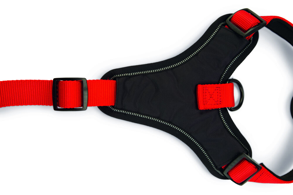 Beeztees Premium Parinca - Y-tuig Hond - rood - 42 tot 46 cm