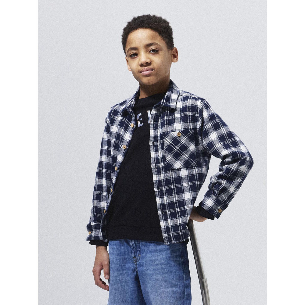 Køb Name It Navy Blazer Nkmsunda Ls Nreg Skjorte