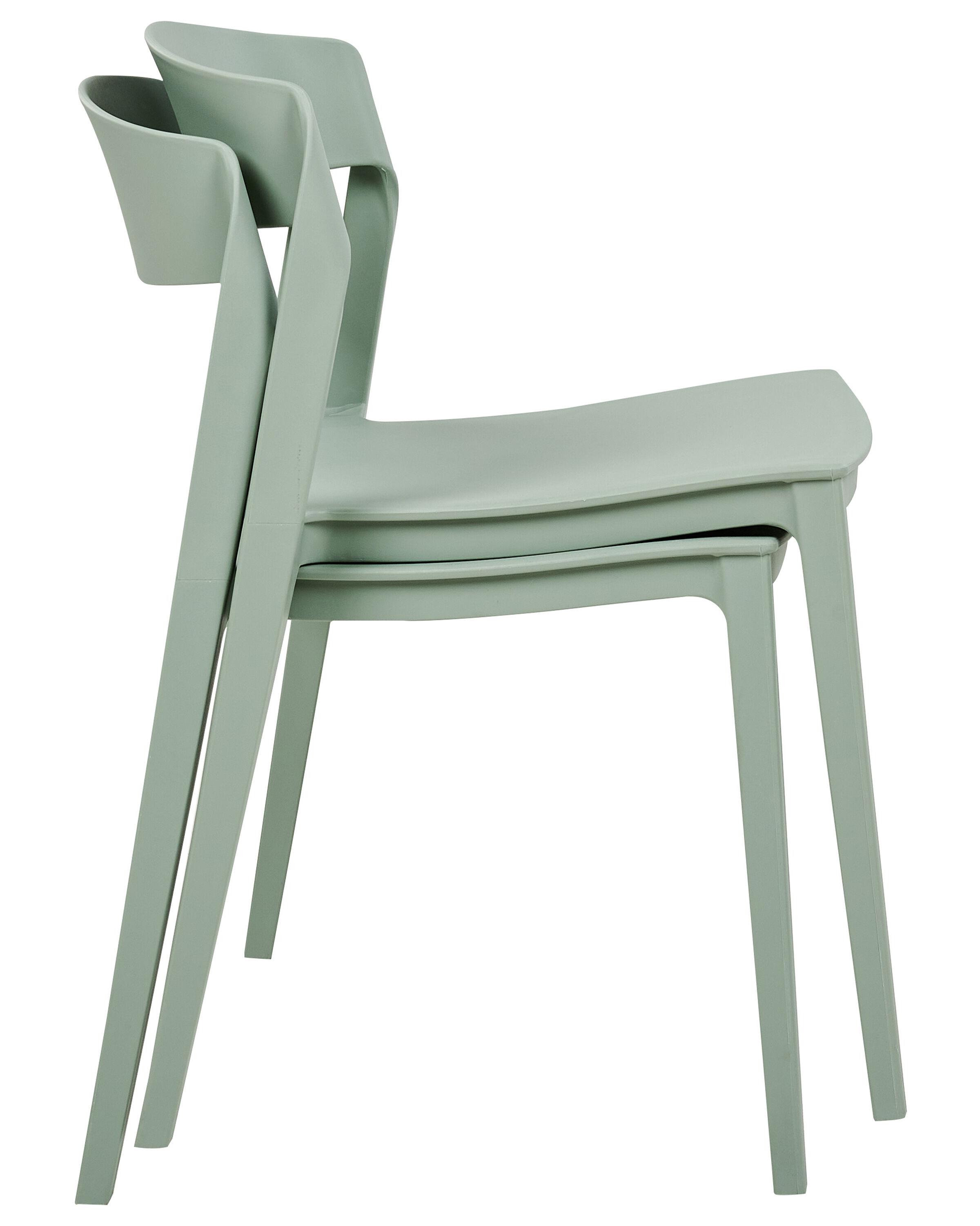 Set van 2 eetkamerstoelen SOMERS Mintgroen