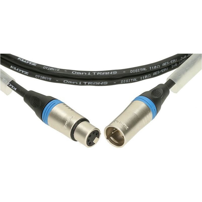 Klotz LX3-5X1K2-10.0 DMX-kabel XLR male - XLR female 5-pins 10 meter