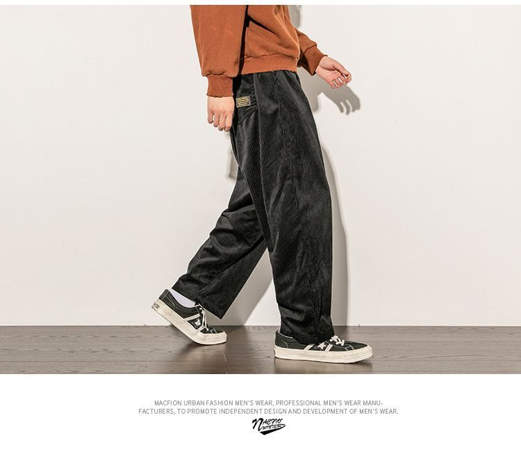 POSI - Cropped corduroy broek