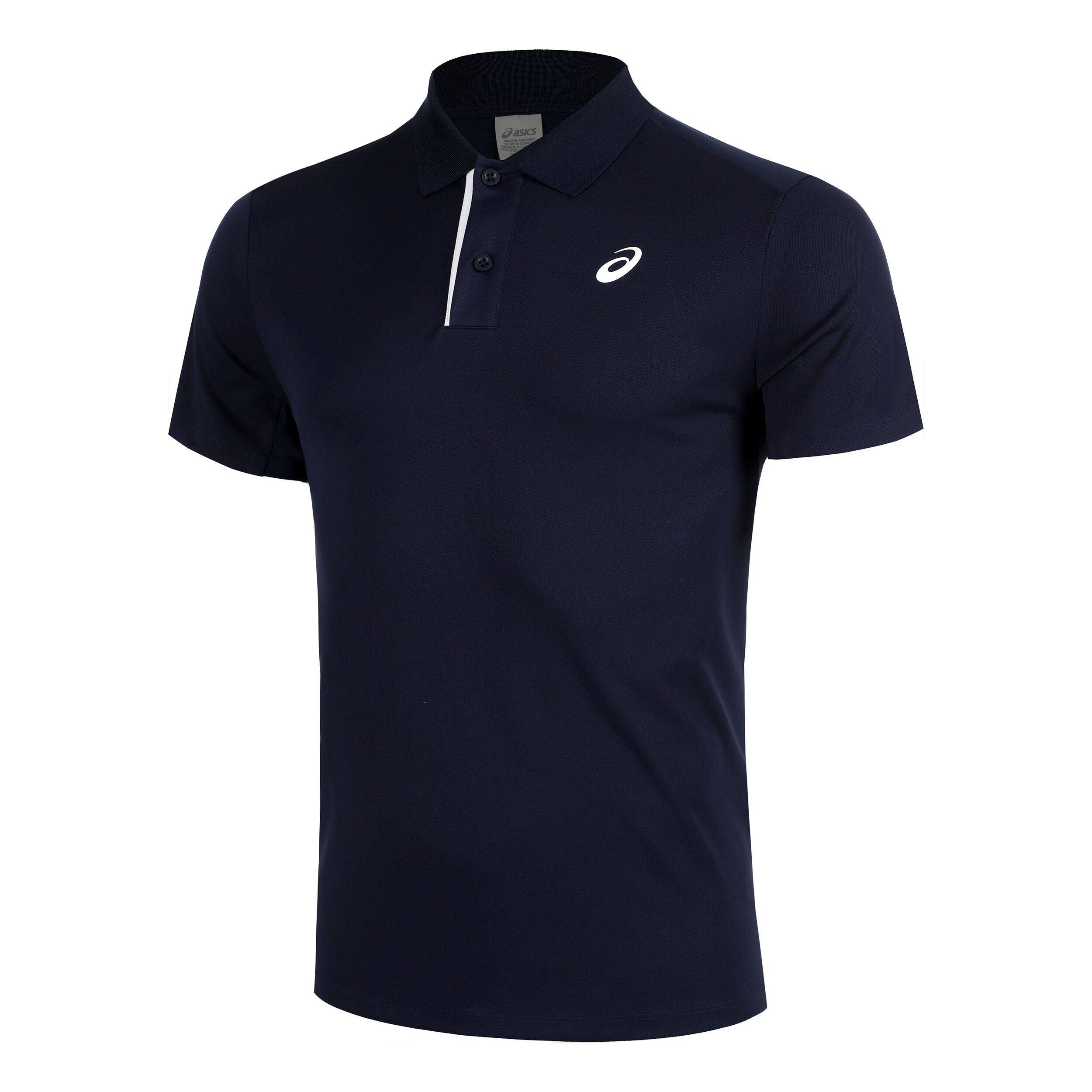 ASICS Court Polo Hommes - Bleu Foncé
