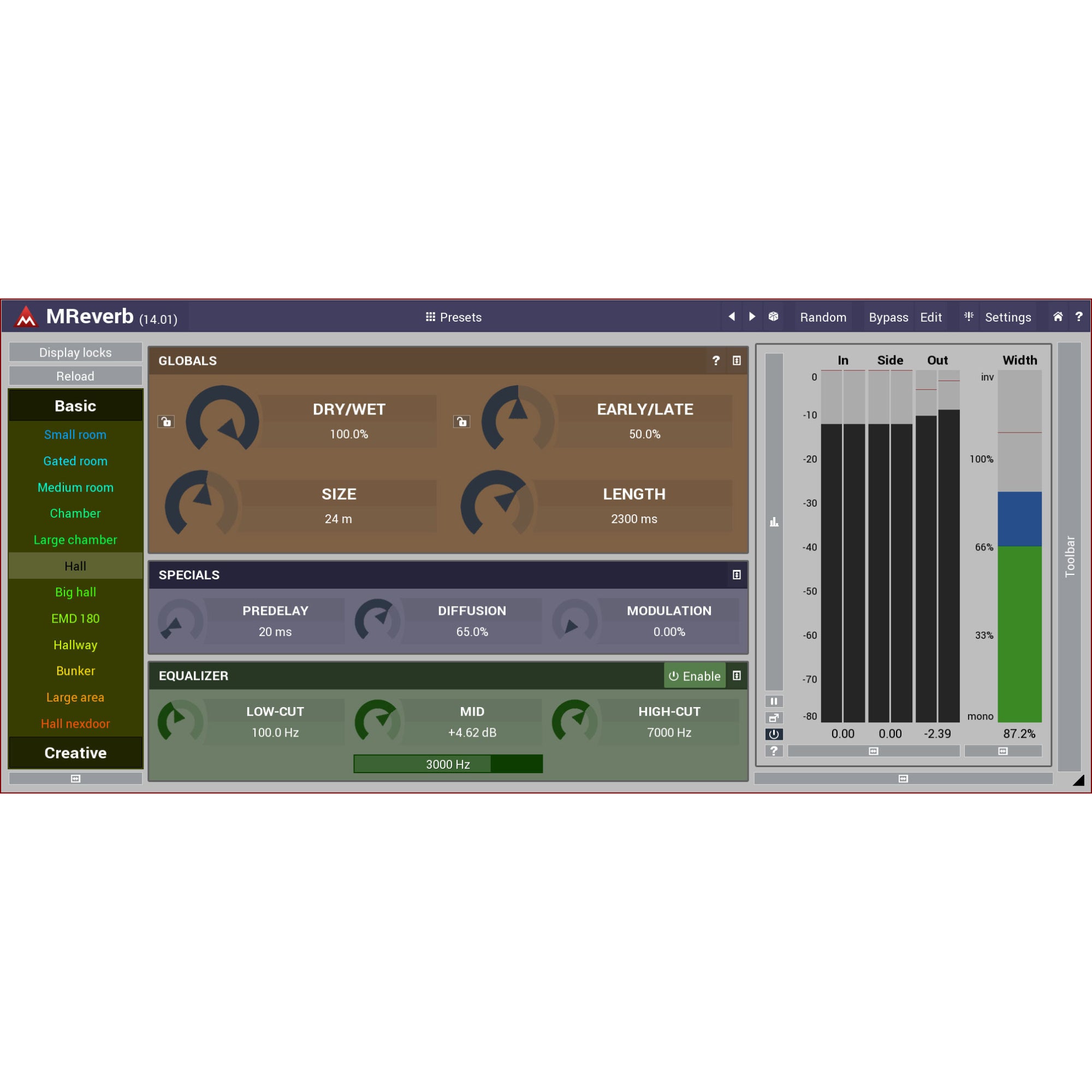 MeldaProduction MReverb (download)