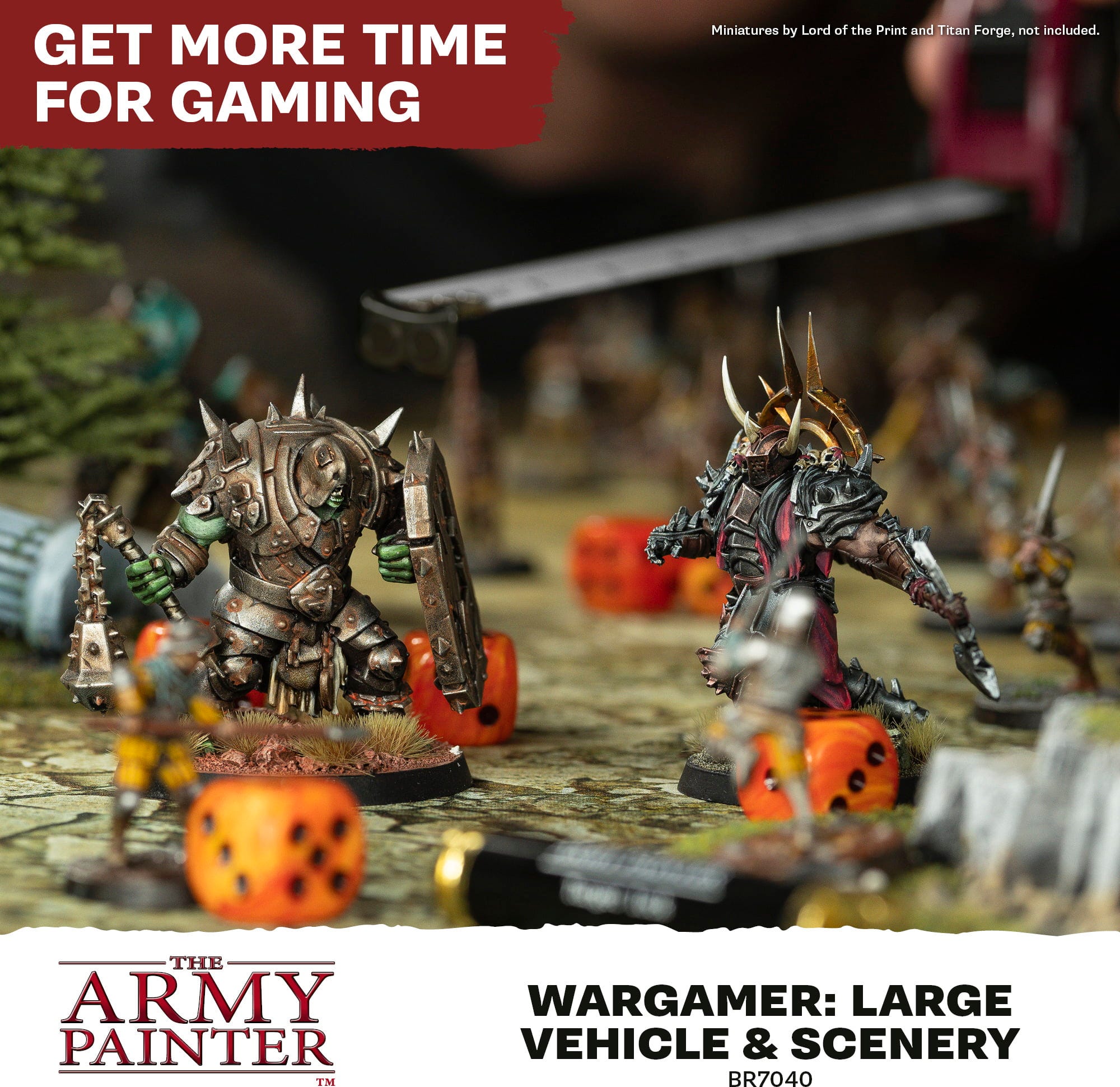 The Army Painter  Wargamer Brush – Bionic Bristles, Large Vehicle & Scenery    Next-Gen Pinseltechnologie für Miniaturenmaler