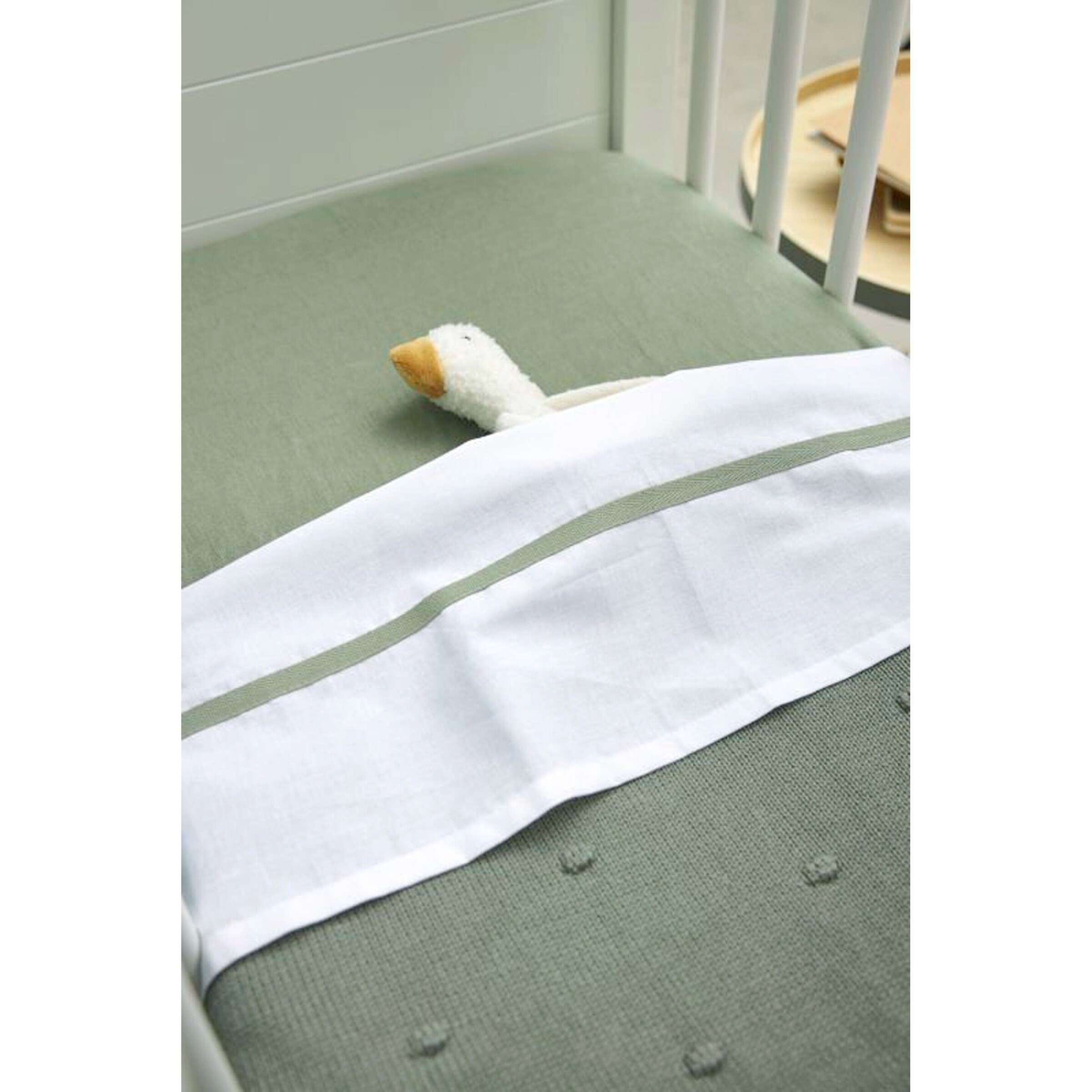 Meyco Baby Babydecke Mini Knots 75x100 cm 1.0 TOG Forest Green
