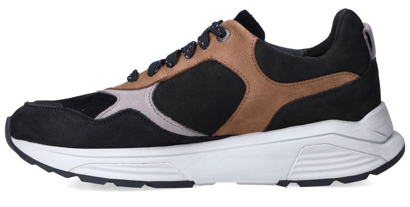 Xsensible Rialto Stretchwalker Sneakers Zwart Heren