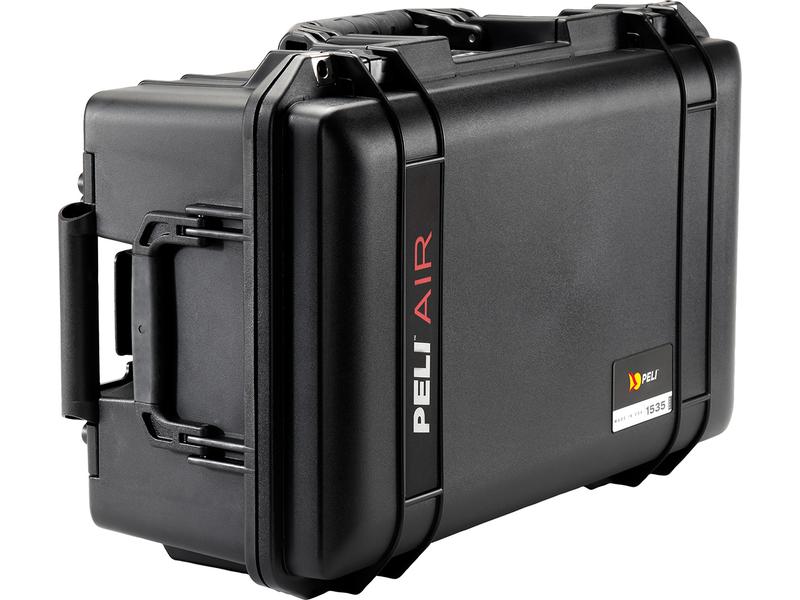 Peli Schutzkoffer Air 1535 ohne Schaumstoffeinlage, Schwarz Robuster 1535 Air Case für den Flugzeugtransport, 26.9 l Volumen