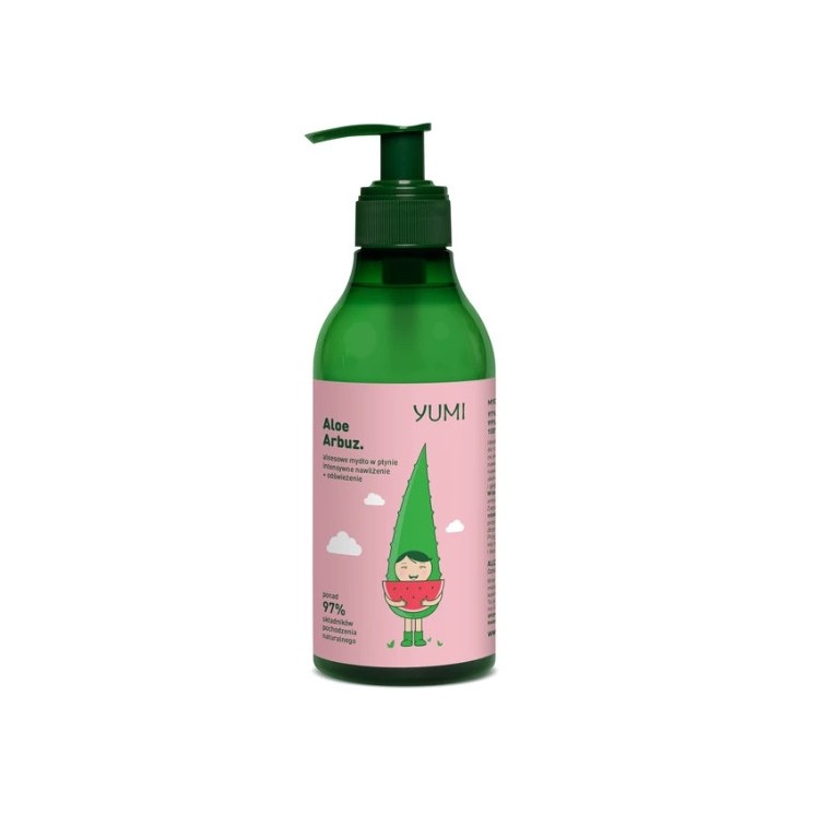 Yumi Aloe Intensief hydraterende vloeibare handzeep Watermeloen 300 ml