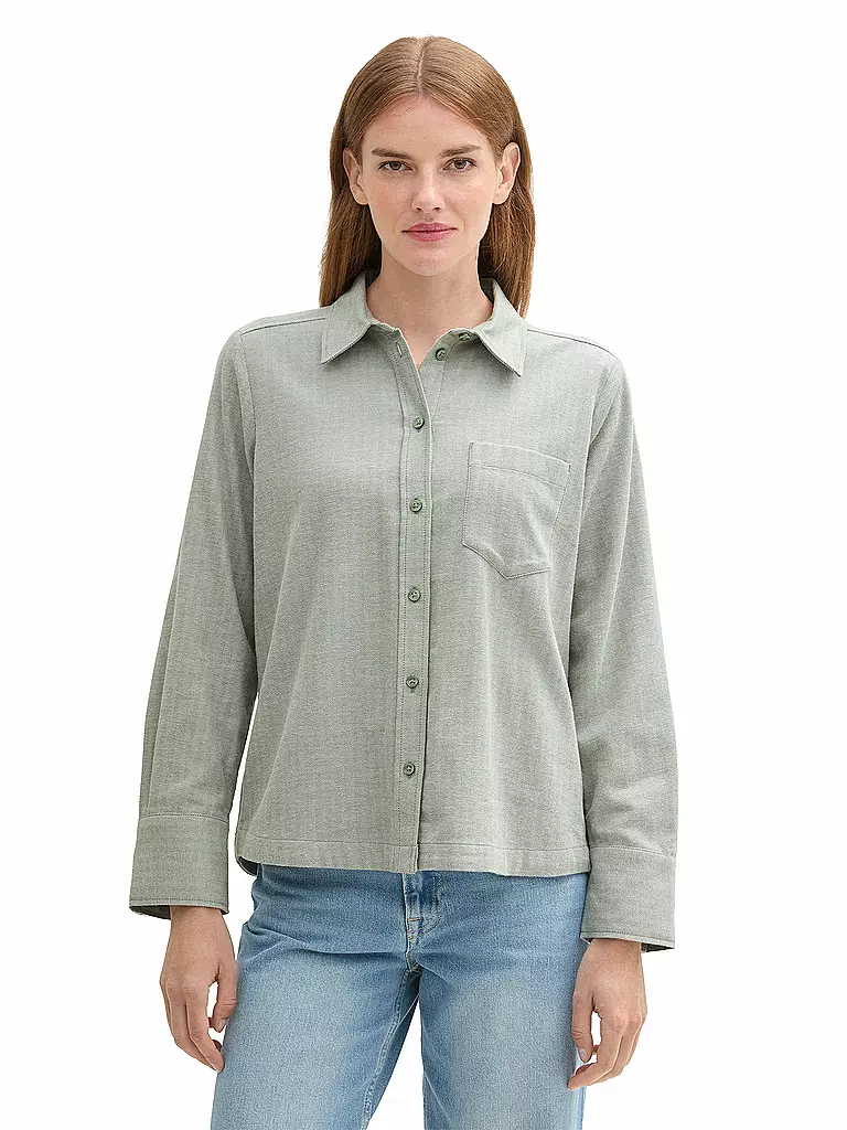 TOM TAILOR Bluse grün