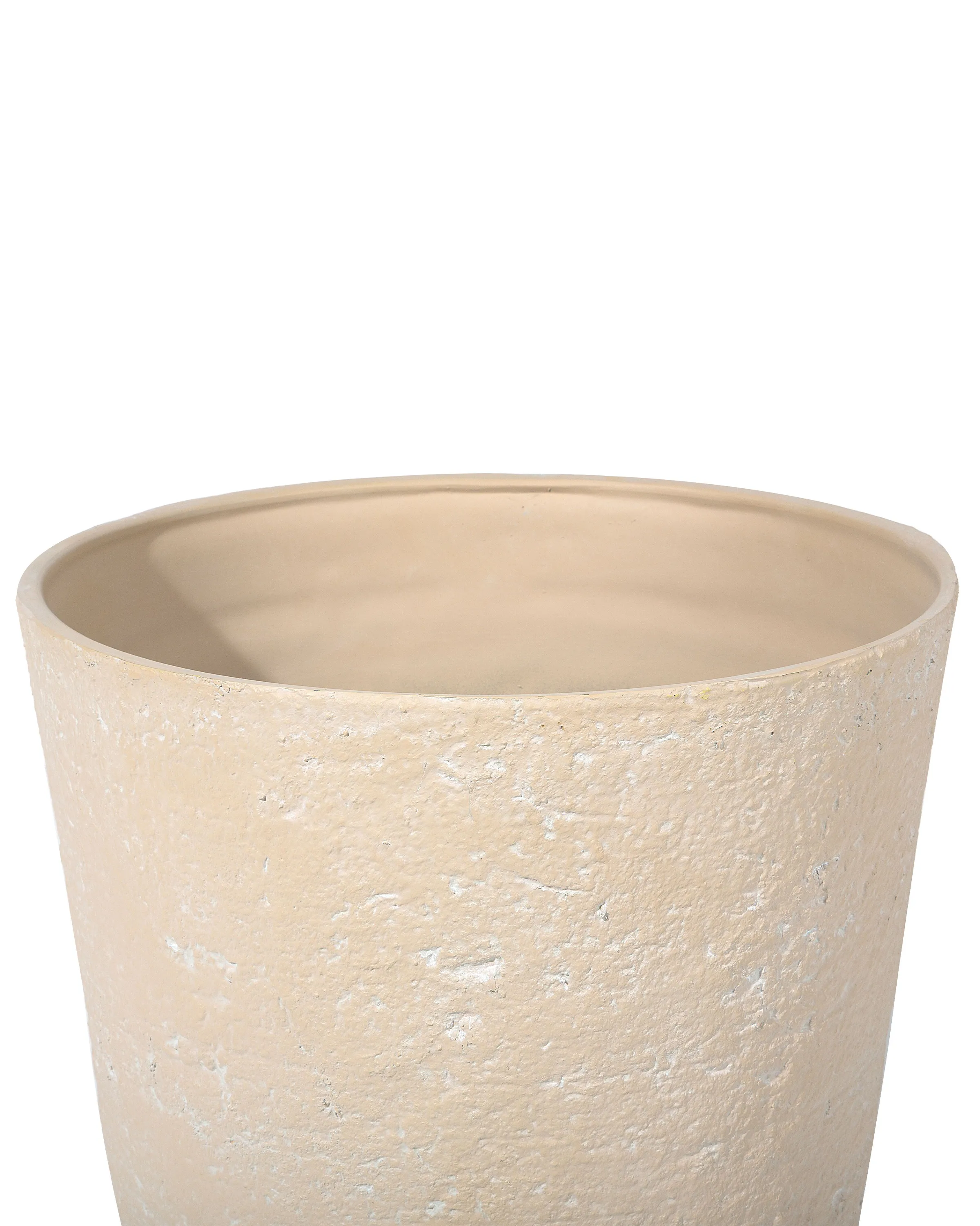 Set van 2 bloempotten CAMIA 43 cm Beige