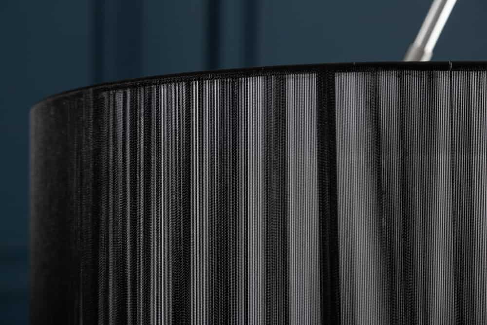 Design Bogenlampe EXTENSO 230cm schwarz Stehlampe mit Marmorfuß