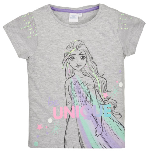 TEAM HEROES  - T-SHIRT LA REINE DES NEIGES - Gris