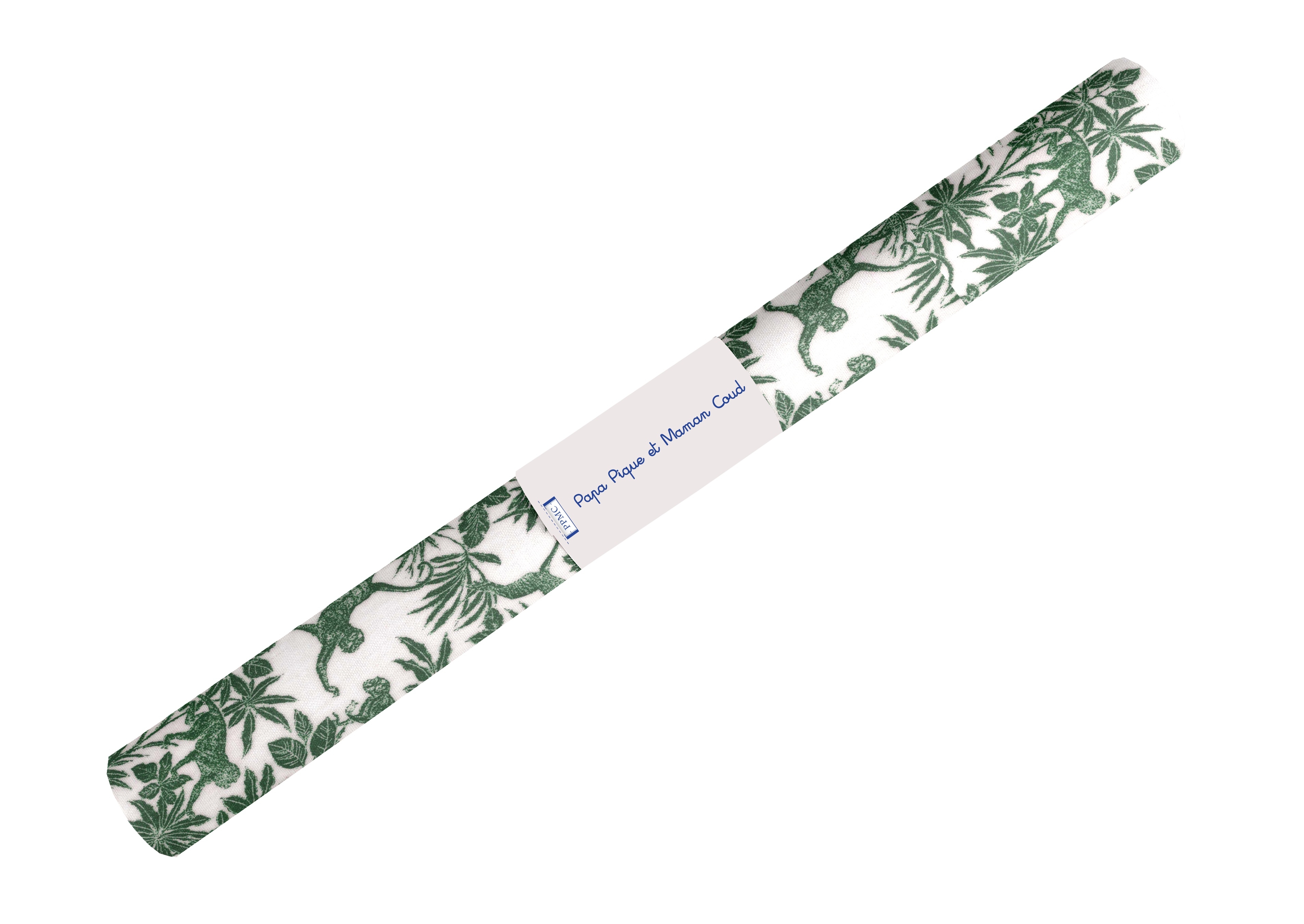 Coupon Tissu Enduit De 35Cm Jungle Vintage