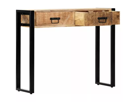 Table console 90 x 30 x 75 cm Bois de manguier massif