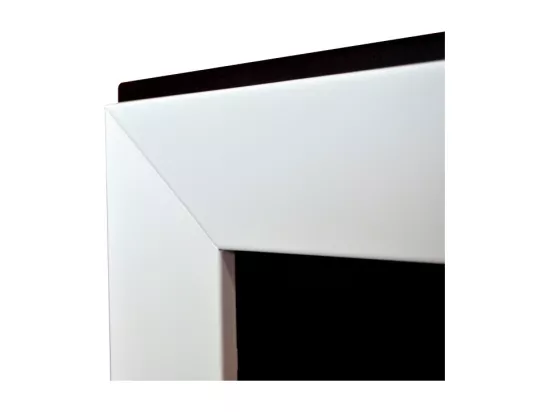 Cheminée au bioéthanol encastrable Frame 1800 SimpleFire avec verre noir