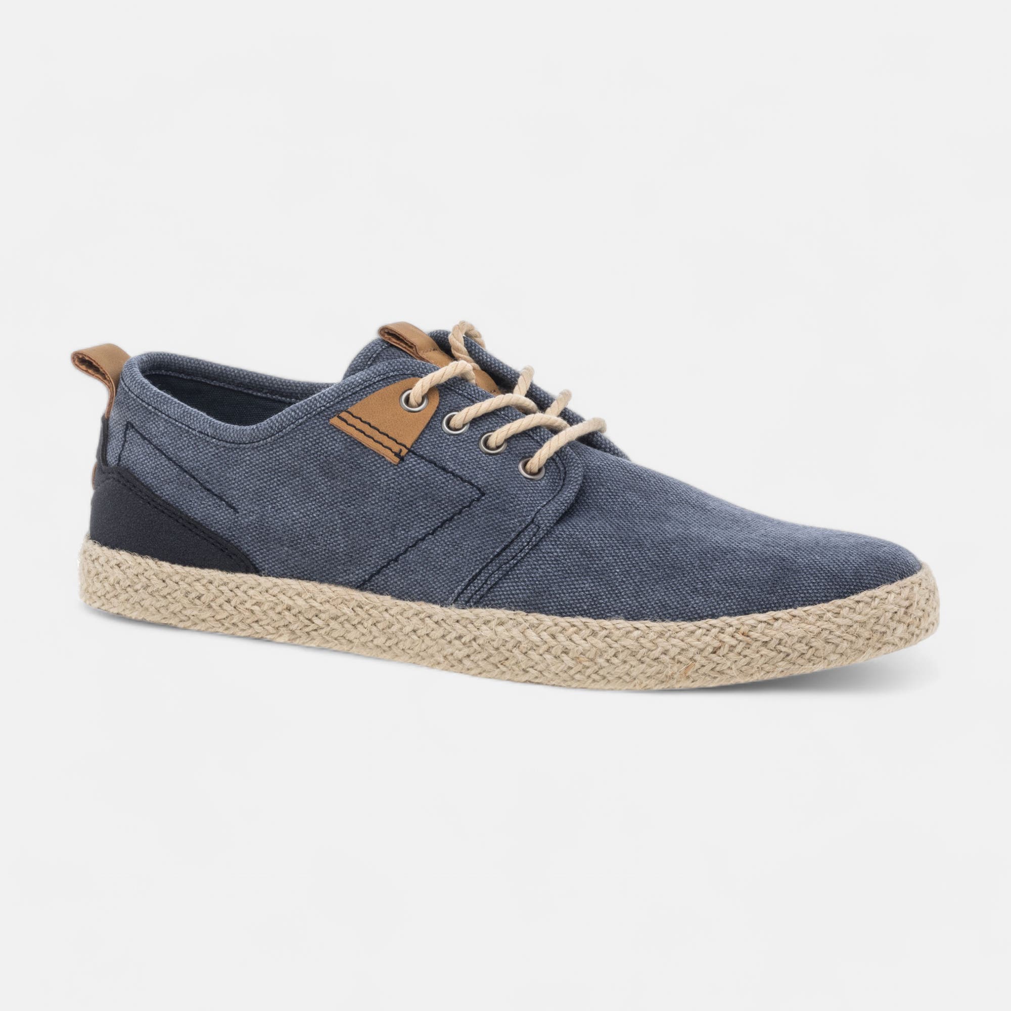 Baskets en toile Homme bleu