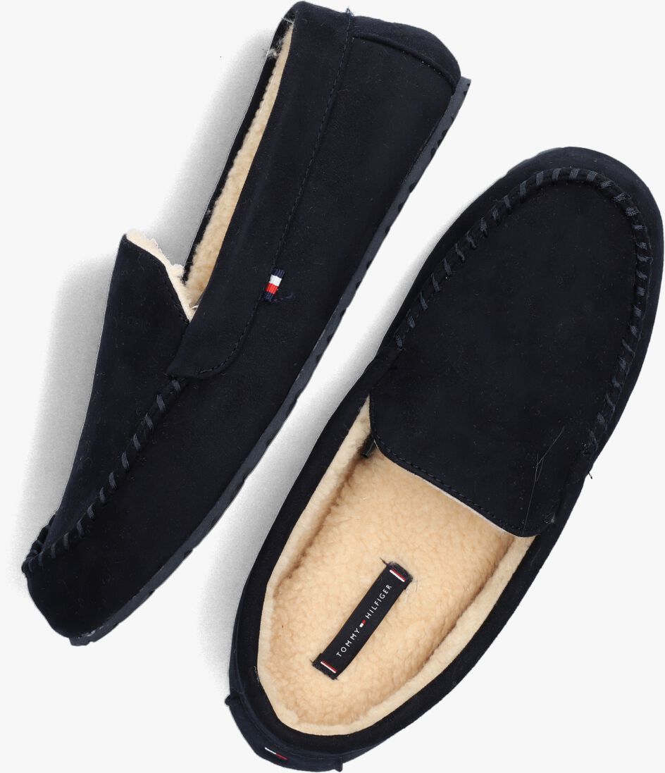 TOMMY HILFIGER blauwe tommy hilfiger pantoffels hilfiger driver homeslipper